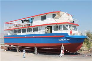 Indeks A.Ş. tarafından Malatya da üretimi Devam Eden Malatya İsimli 150 Yolcu Kapasiteli Gemi Hazır Hale Gelmiştir
