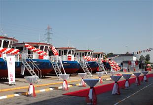 8 UNITS INDEKS BRAND TERMINAL TRACTORS WERE DELIVERED TO THE TCDD WITH A CEREMONY